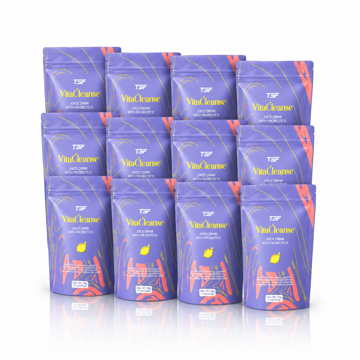Vitacleanse Probiotic Drink (Bundle of 12 Pouches)