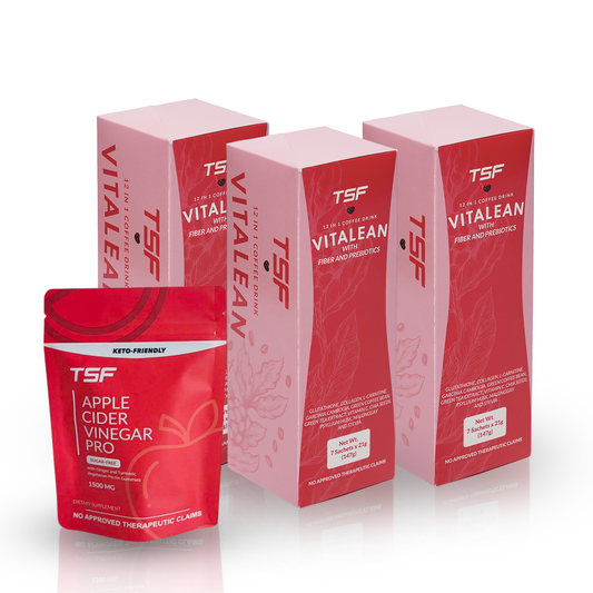 ACV Gummies Pro (30s) & Vitalean Coffee (7 sachets) Combo