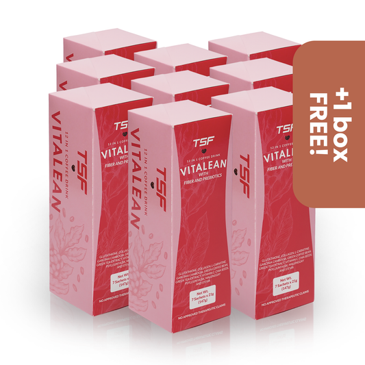 Vitalean Coffee - now with Fiber & Prebiotics 9+1 Boxes