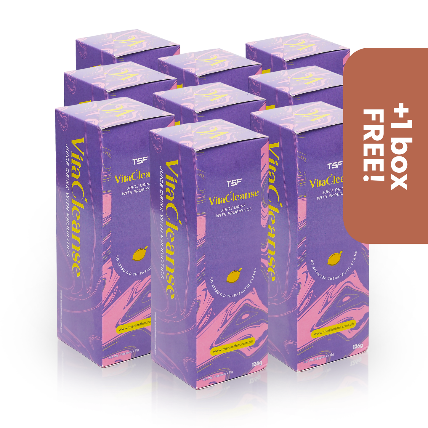 VitaCleanse Probiotic Drink 9+1 Boxes