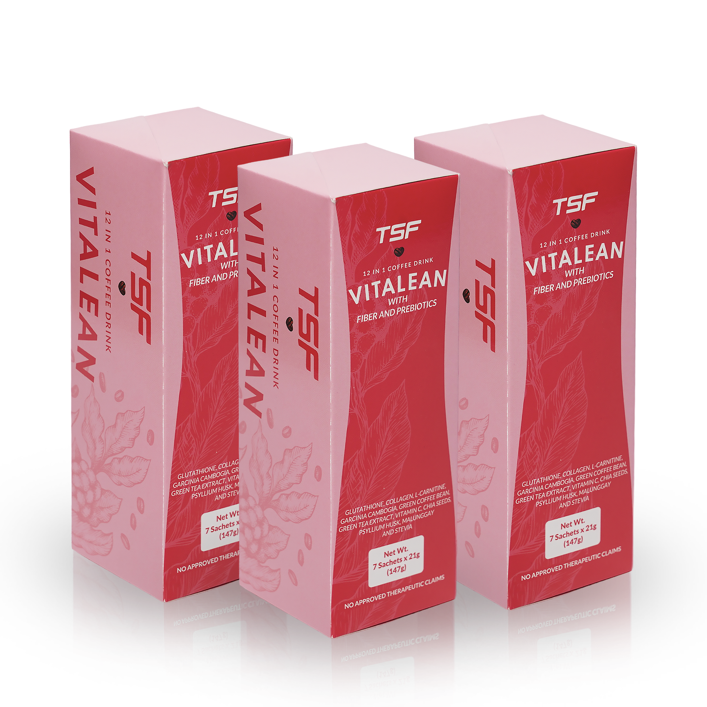 Vitalean Coffee Fiber & Prebiotics (3 Boxes)