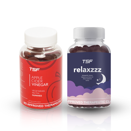 ACV 1000MG & RELAXZZZ COMBO (60 gummies per bottle)