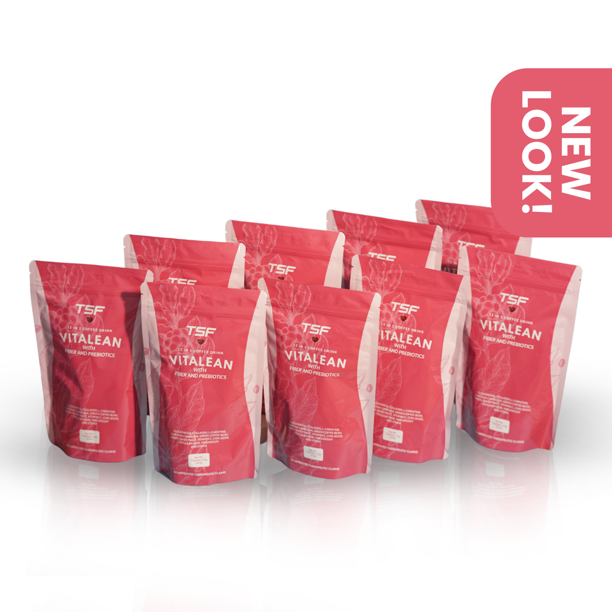 Vitalean Coffee Fiber + Prebiotics (9+1 Pouches) – The Slim Firm