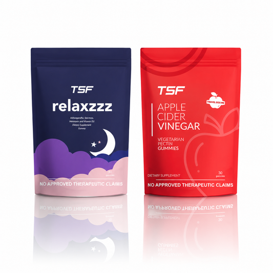 ACV Travel Size 30s + Relaxzzz Pouch 30s